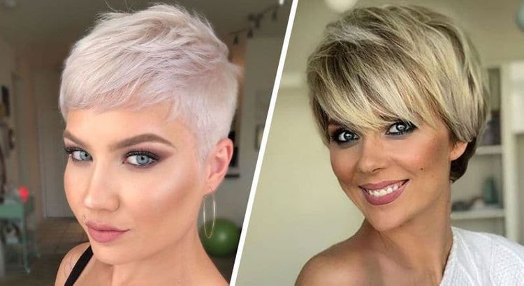 Layered short hairstyles for women