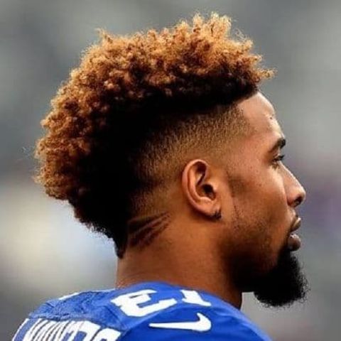 Fade mohawk for curly hair for men in 2021-2022