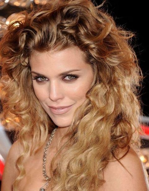 Highlight curly long hair for women in 2021-2022