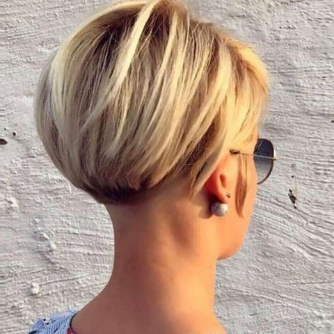 Layered bob with undercut for women 2021-2022