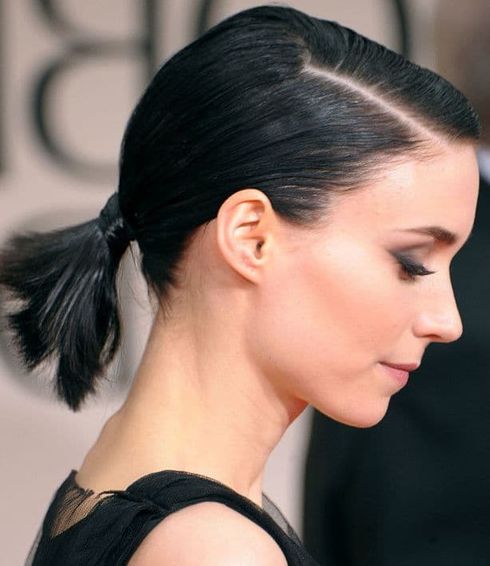 Ponytail hairstyle for short hair