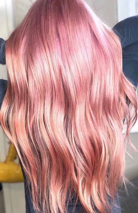 pink sleek long