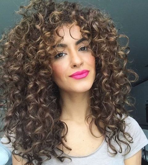 Textured long curly hair for women 2021-2022