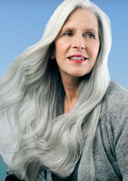 Long hairstyles for older women over 60