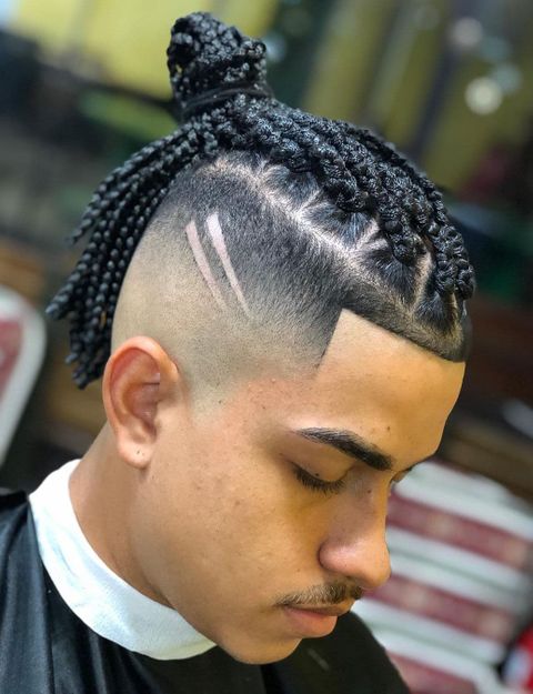 Trendy braided hairstyles for men in 2021-2022